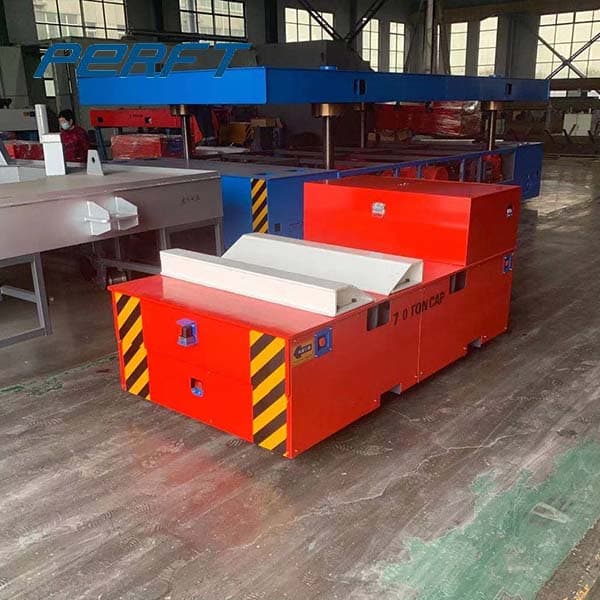 Field Case of Horizontal and Vertical Mobile Rail Flat Car In Nigeria