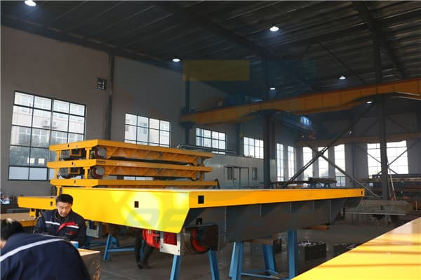 Low Pressure Rail Transfer Cart for Machinery and Equipment Lines