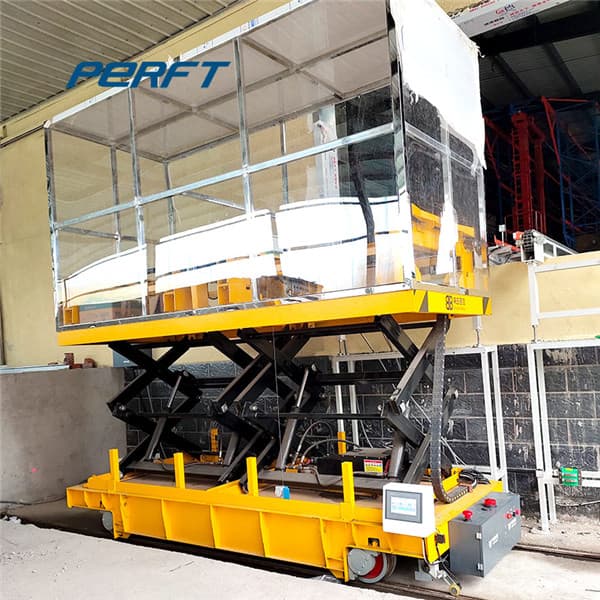 10 ton material handling transfer trolley precast concrete workshop using