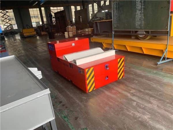 10 ton transfer trolley on rail for mold plant