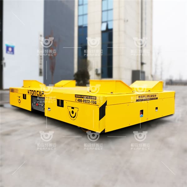 12 tons heavy duty automatic coil transfer cart electromagnetic brake stepless speed