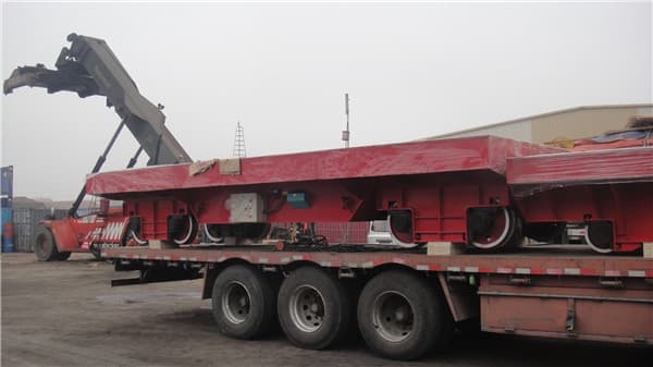 America rail transfer trolley for conveyor system