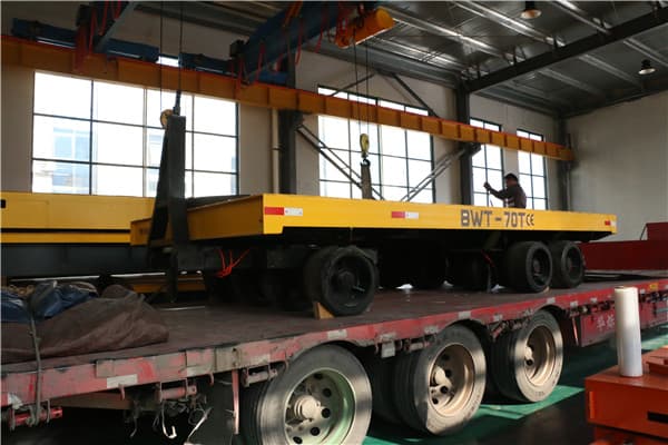 America rail transfer trolley for warehouse