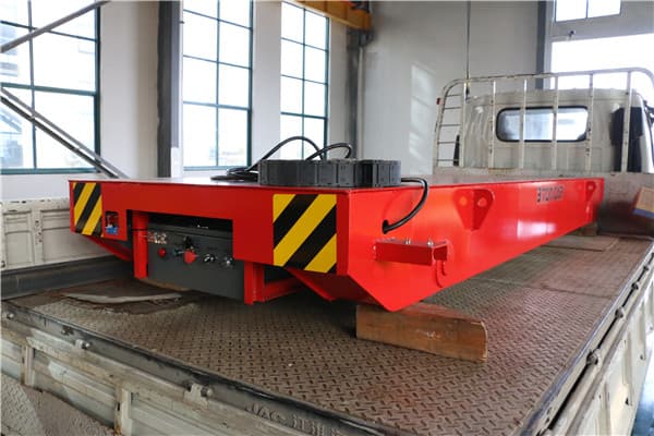 Nigeria wheel transfer trolley precast concrete workshop using