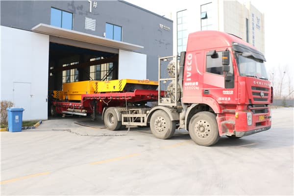 Spain rail transfer trolley for special transporting