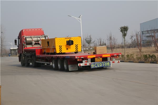 Turkey load transfer trolley for steel handling