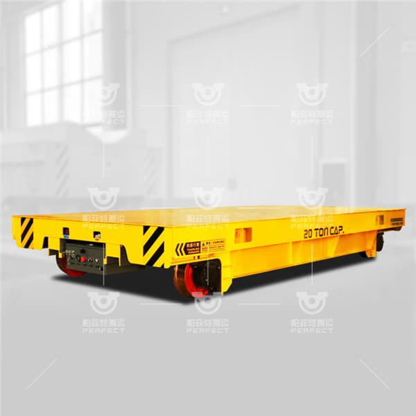 Heavy Load Industry Automated Battery Operated Trackless Transport Trolley 5 Ton