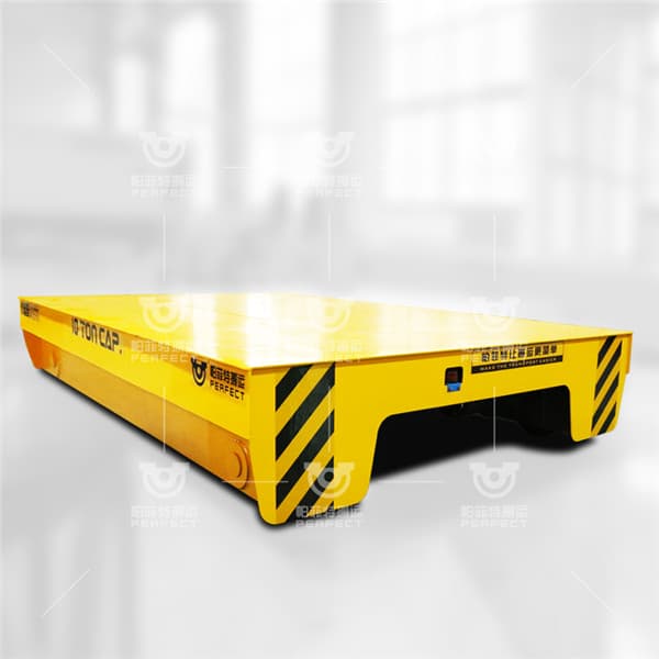 30 Ton Electric Driven Battery Powered Material Transfer Car Rail Guided Motorized Cart