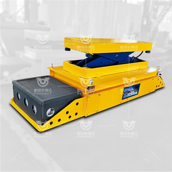 Material 15T Battery Transfer Trolley Maintenance Free Battery Hand Operated