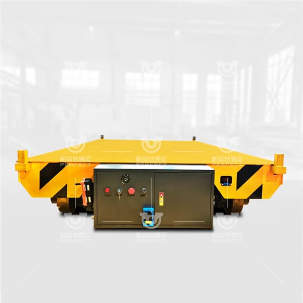 10T Industrial Battery Transfer Trolley Platform Truck Steerable Electric