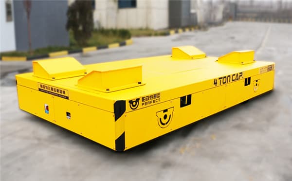 battery power 25 ton on rails aluminium coil transfer car