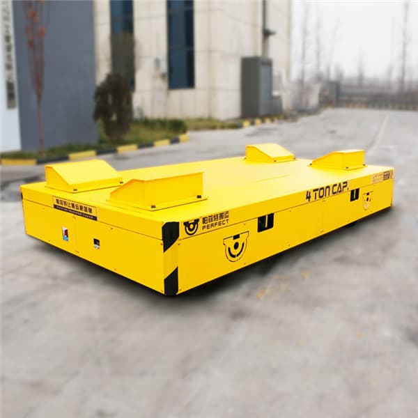 coil transfer cart on rubber wheel