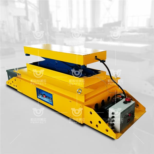 electric power rail flat car