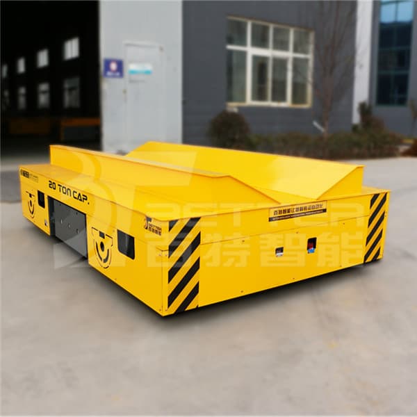 explosion proof track handling coil transfer flatbed cart for spray booth