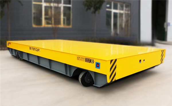 trackless transfer cart for freight rail 90 tons