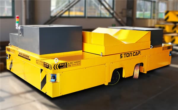 trackless transfer cart for warehouse 5 ton