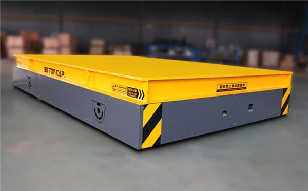 trackless transfer cart for warehouse handling 120t