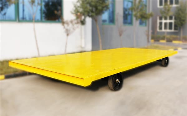 trackless transfer cart with flat steel deck 200 ton