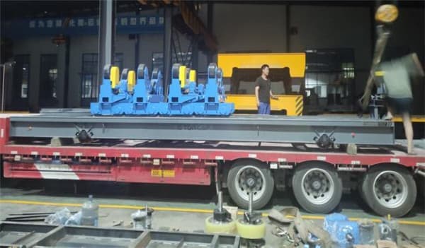 automatic transfer trolley for painting booth metal part transport England