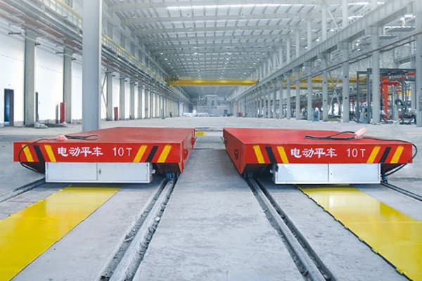 busbar powered transfer cart