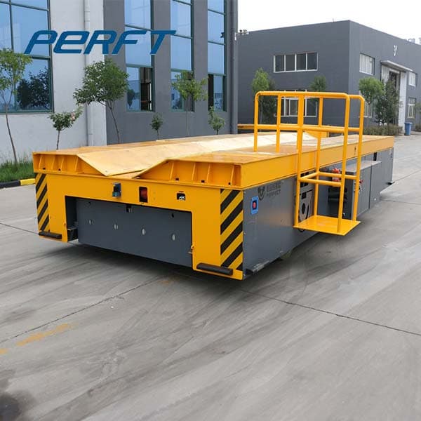 Romanian Trackless Electric Flat Car for Aluminum Plate Delivered