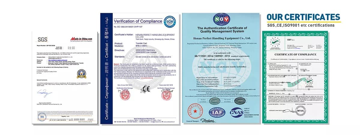 Transfer Cart Certification